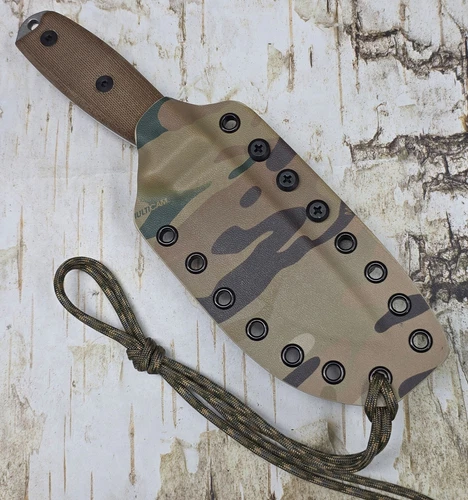 HAND MADE KYDEX SHEATH for ESEE 4  WITH FLAT HANDLE (MODEL ES4PS35V) ,  ESKY004