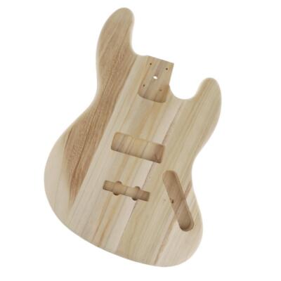 Handgefertigtes Massivholz E-Bass Korpus Material Zum Selbermachen