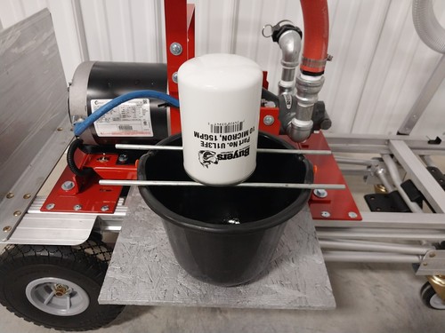 New Redline Waste/Bulk Oil Transfer/Filtration Cart,Heaters,Burners,Transformer - Picture 16 of 16