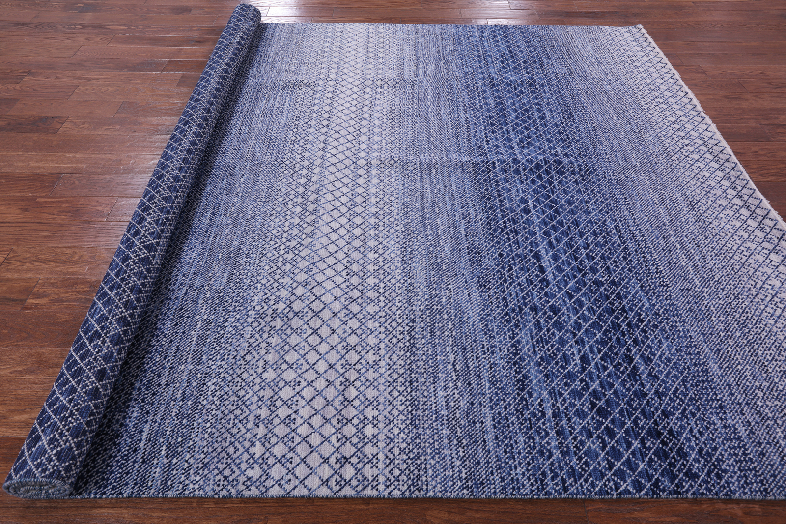 8' 1" X 10' 4" Savannah Grass Hand Knotted Wool Rug - Q13256