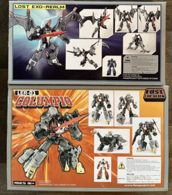 Fansproject Transformer Dinobot LER-01+03 Lost Exo Realm TFCON