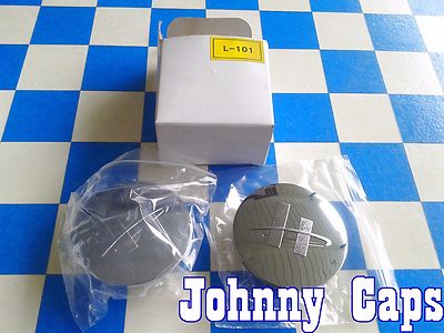 HELO Wheels Chrome Center Cap # L-101/BLANK Custom Wheel Center Hub Caps (QTY.2)