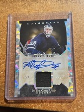 2023 Leaf Hockey In The Game Used Jersey # GUA-FP1 Felix Potvin Autograph 2/4