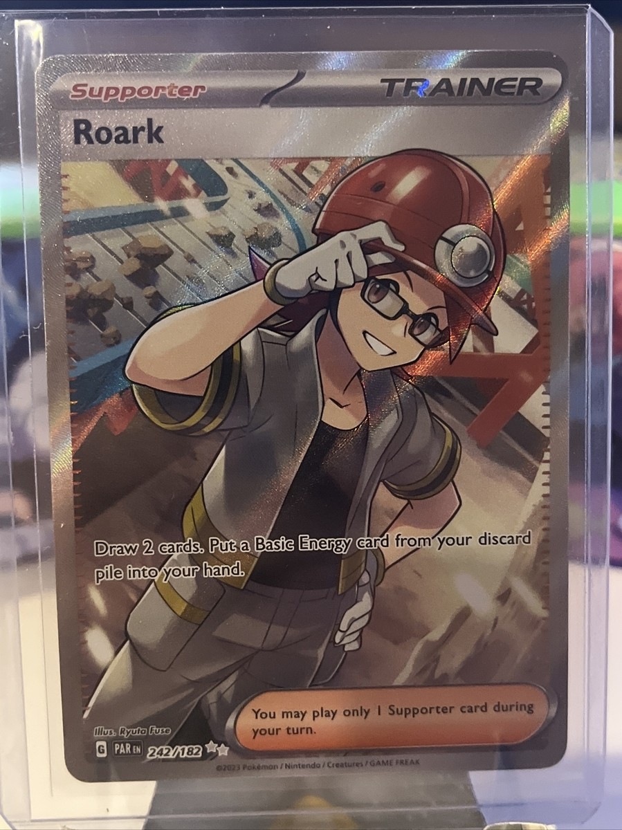 Pokemon - Roark (Full Art) - 242/182 - SV Paradox Rift - Ultra