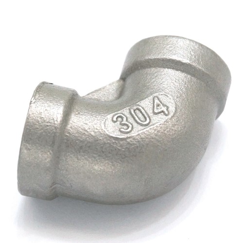 1/8" to 2" BSP Female 304 Stainless Steel 90 Degree Elbow Connector Pipe Fitting - Picture 8 of 29