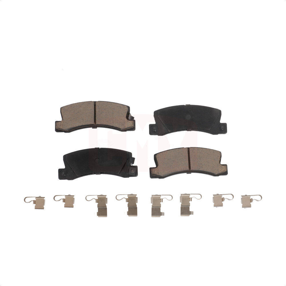 Front Rear Ceramic Brake Pads And Parking Shoes Kit For Toyota Camry