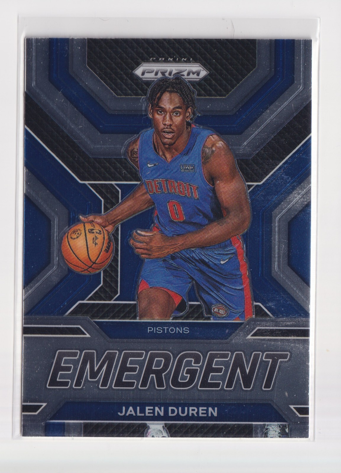 2022-23 Panini Prizm JALEN DUREN Emergent #20 Rookie RC Detroit Pistons