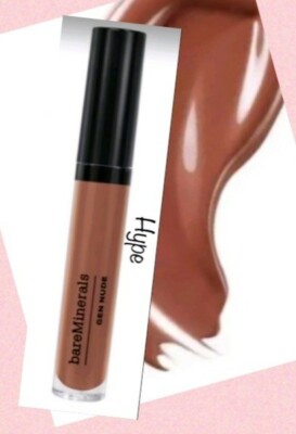 bareMinerals Gen Nude Patent Lip Lacquer FULL SIZE New in Box, HYPE