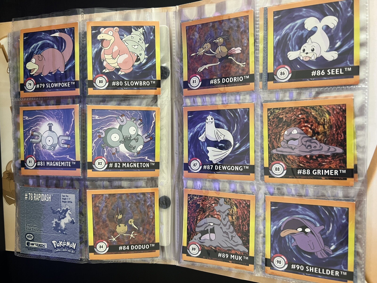 1999 POKEMON Action Flipz Super Collection Album Series One Book - 132 Stickers - Picture 9 of 14