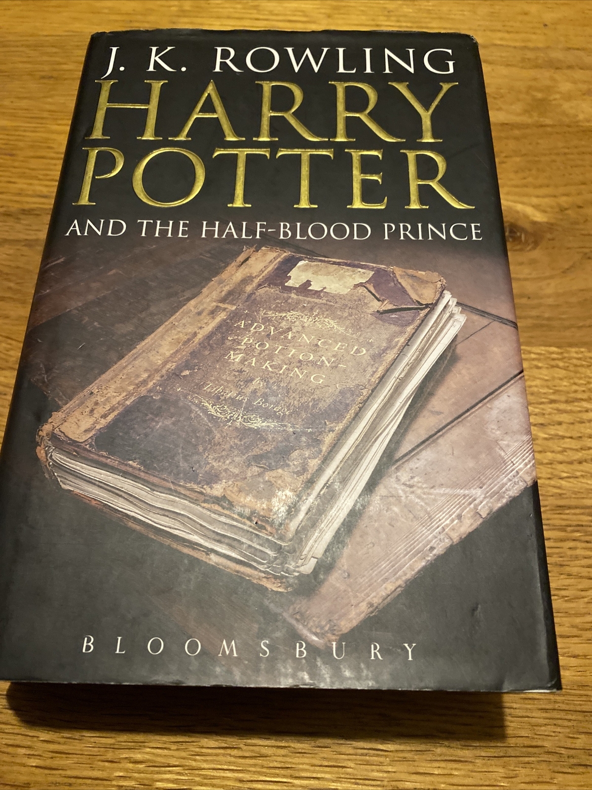 Harry Potter And The Half-Blood Prince 1st Edition Misprint Hardback Adult Cover
