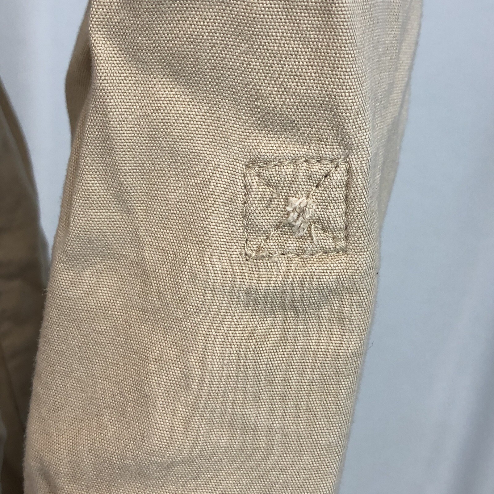 Zara Basic Small Tan Button Up Lyocell Twill Roll… - image 6