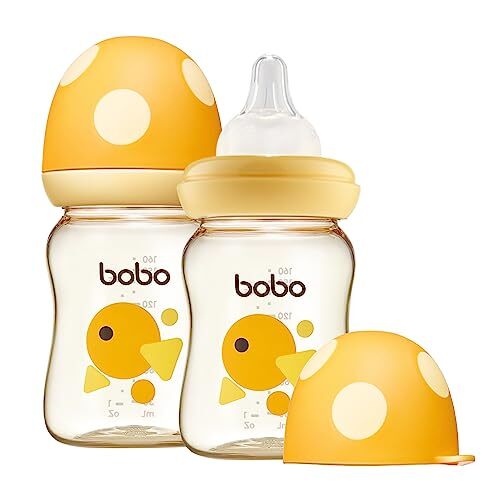 PPSU Baby Bottle Wide Neck Newborn Anti-Colic Baby Bottle with