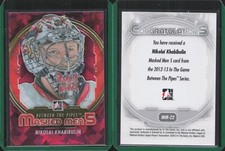 12/13 2012-13 Between The Pipes Masked Men V Rainbow #MM22 Nikolai Khabibulin