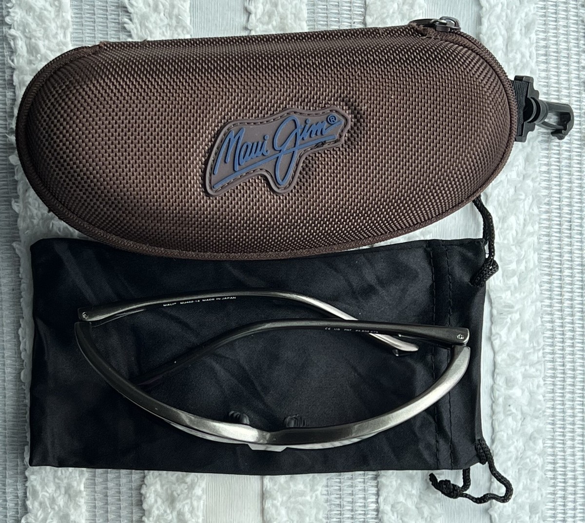 Maui Jim MAUI MJ 402-14サングラス ケース付き Maui Jim Sunset MJ 402 14 Gunmetal Metallic Frame + Maui