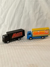Corgi Auto City Lot of 2 Ford Cargo Trucks, Mars, Kraft Dairylea