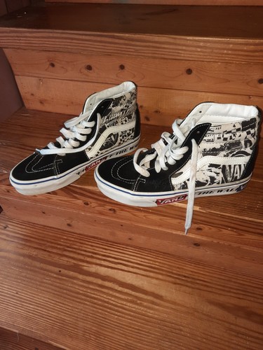 Vans Off The Wall Hi TOP schwarz/weiß LADY VANS Signature Herren 5,5/Damen 7 SCHUHE - Bild 2 von 13