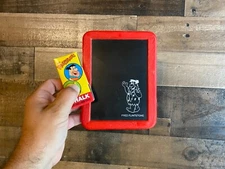 Fred Flintstone Chalkboard VTG Slate Set Small Kids Pretend Play Toy Flintstones