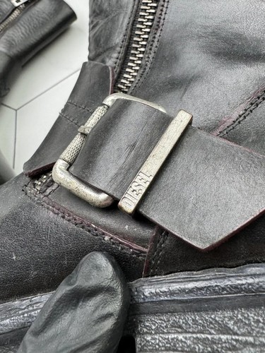Diesel Botas de Cuero Vintage Con Cremallera Para Mujer Talla US 7 - Imagen 5 de 15