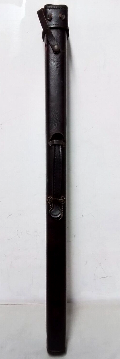 Vintage Brunswick Leather Pool Cue Hard Case | eBay