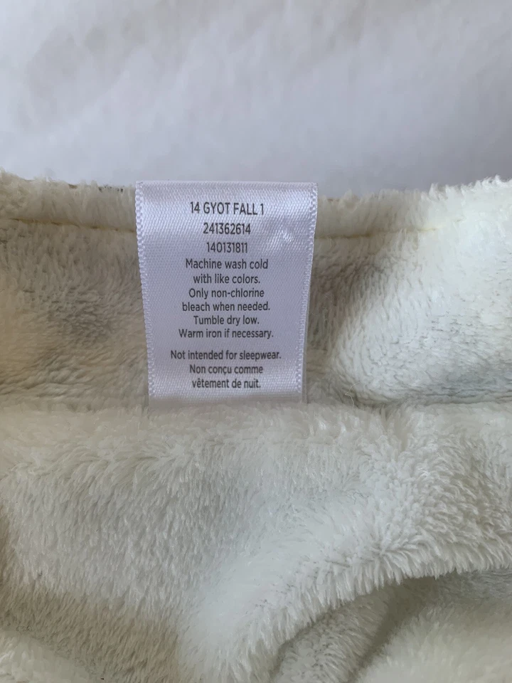 Chaleco acolchado con cremallera de leopardo Gymboree piel sintética - XS talla 4 - 2014 bolsillos acogedor niño Foto 4 de 4