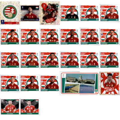 UEFA EURO 2024 Germany Sticker Mannschaftspaket - Ungarn