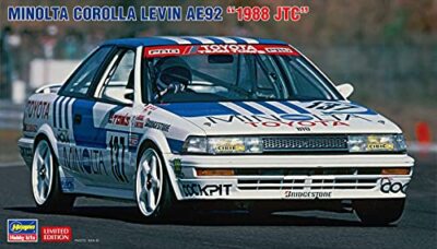 Hasegawa Minolta Corolla Levin AE92 1988 JTC Plastikmodellbausatz im Maßstab ...