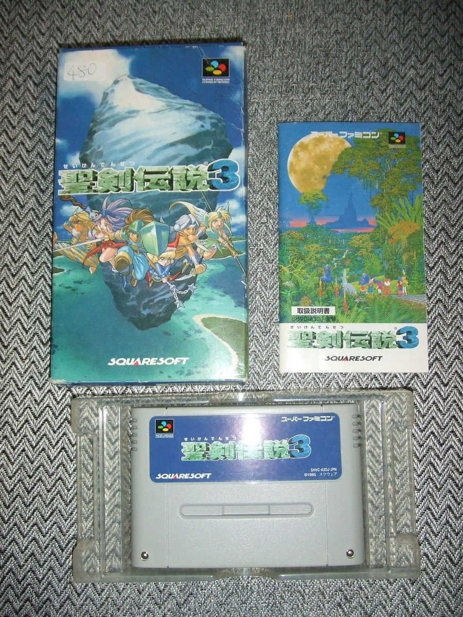Seiken Densetsu 3 III Trials Of Mana - Super Famicom SFC - Japonais Complet