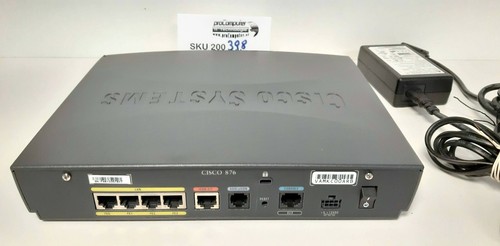 Cisco 876 / 4-Port / 100 Mbps Funk Router / CISCO876-SEC-K9 / inkl. Netzteil - Bild 2 von 4