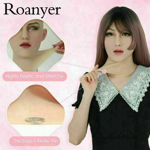 Roanyer secondhand Crossdresser MAY Mask Silicone fake face for Transvestite  - Image 2 of 4