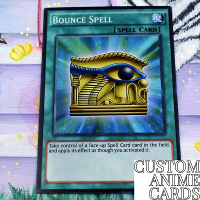 Bounce spell DIY ANIME EFFECT -  HOLO card