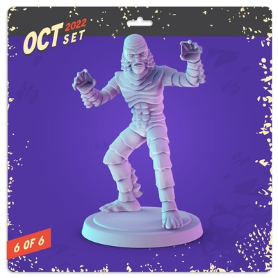 The Creature | Resin Miniature | 3D Print | Pop Minis | Collectible