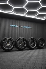 Genuine 21" Porsche Cayenne Turbo GTS SUV 9Y0 Alloy Wheels With Tyres SET OF 4