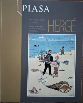 Tintin Hergé Auction Catalog Piasa May 2010