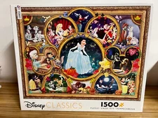 Disney Classics Collage Jigsaw Puzzle 1500 Pc Dreams Collection 32x24” USA