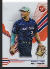 2024 Topps Pristine - All-Star Game Orange Refractor #283 Matt Olson /25