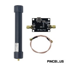 ADS-B 1090MHz Active Antenna DC5V Bias Tee USB Power Supply 23.15dBi High Gain