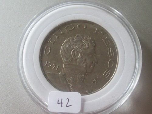 1971 - Mexico - Cinco Pesos - 5 Pesos ~#42