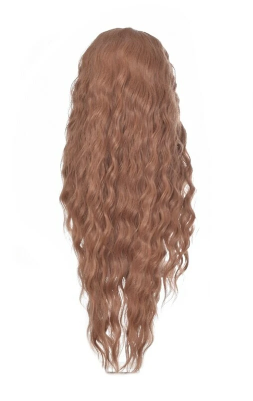 Peluca delantera larga de encaje Waterwave púrpura pastel.  Peluca Leonie. Estilo.  Foto 4 de 4