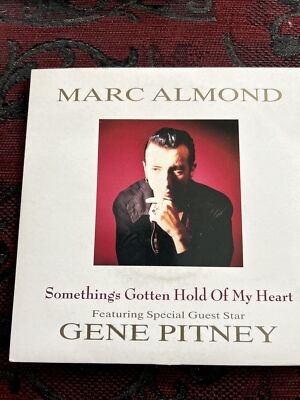 MARC ALMOND & GENE PITNEY : Something's Gotten Hold Of My Heart -1989 UK 7'' PS