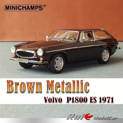 1971 Volvo P1800 ES, Minichamps, 1/18 Scale, Brown / Tan, NIB Sealed, Limited E. - Picture 7 of 14