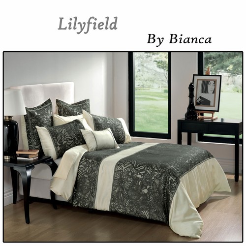 3 Pce Quality Quilt Doona Duvet Cover Set by Bianca QUEEN KING - Picture 5 of 13