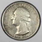 1935-S Washington Quarter - Good (G) KM#164 Cleaned - 90% Silver - 7682