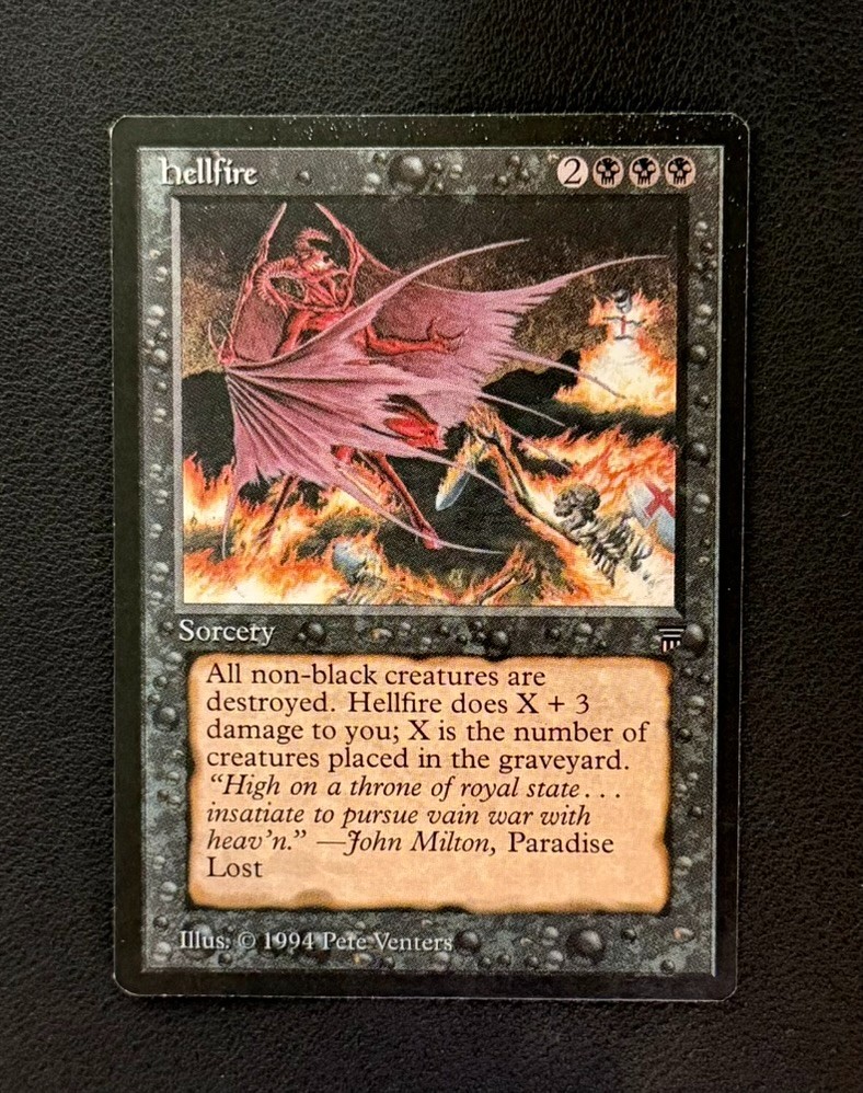 MTG Hellfire Legends Reserved List LP Vintage Magic The Gathering