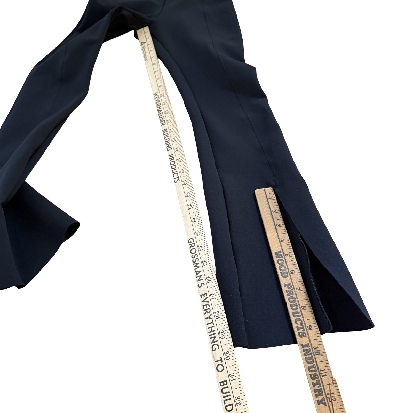 Commando Neoprene Pants Split Front Hem Black siz… - image 7