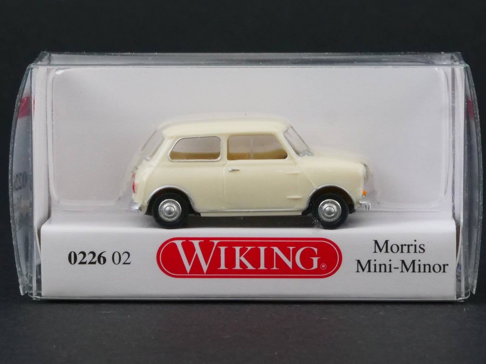 Wiking 022602 Morris Mini-Minor weiß creme 1:87 H0 wie NEU! OVP BL 1707-04-58