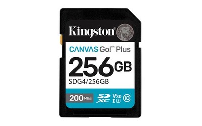 Canvas Go Plus 256GB SD Card | Up to 200MB/s | Class 10, UHS-I, U3, V30 | SDG...