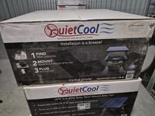 40-Watt Hybrid Solar/Electric Powered Roof Mount Attic Fan Included Inverter NEW