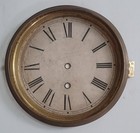 Antique Waterbury Time Only Schoolhouse Movement, Dial, Hands & Bezel — photo 6