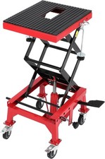 Hydraulic Motorcycle Lift Table 350 LBS Dirt Bike Scissor Jack Stand ATV 4 Wheel