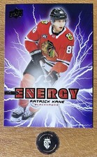 Patrick Kane 2019-20 Upper Deck Series 1 Pure Energy #PE-25 Chicago Blackhawks